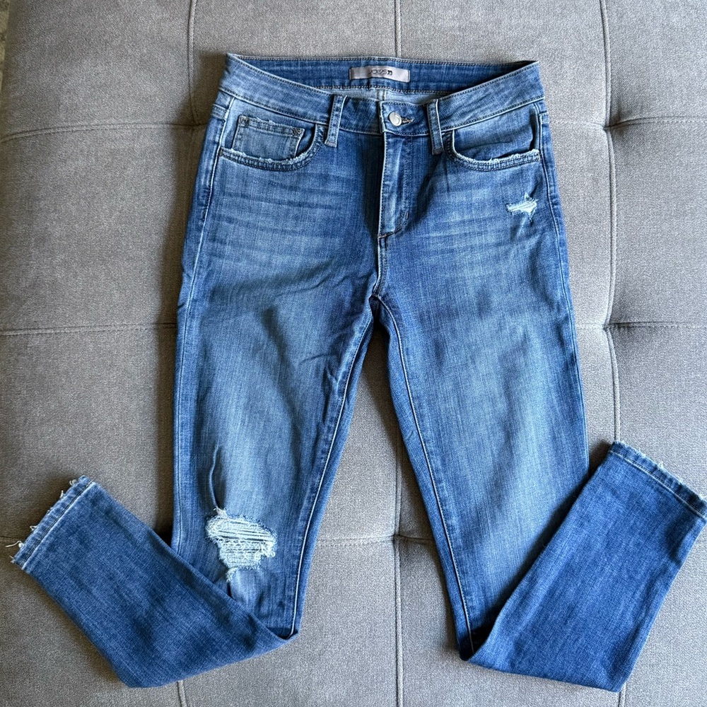 Joe's Jeans Women's Distressed Skinny Jeans - Blue
